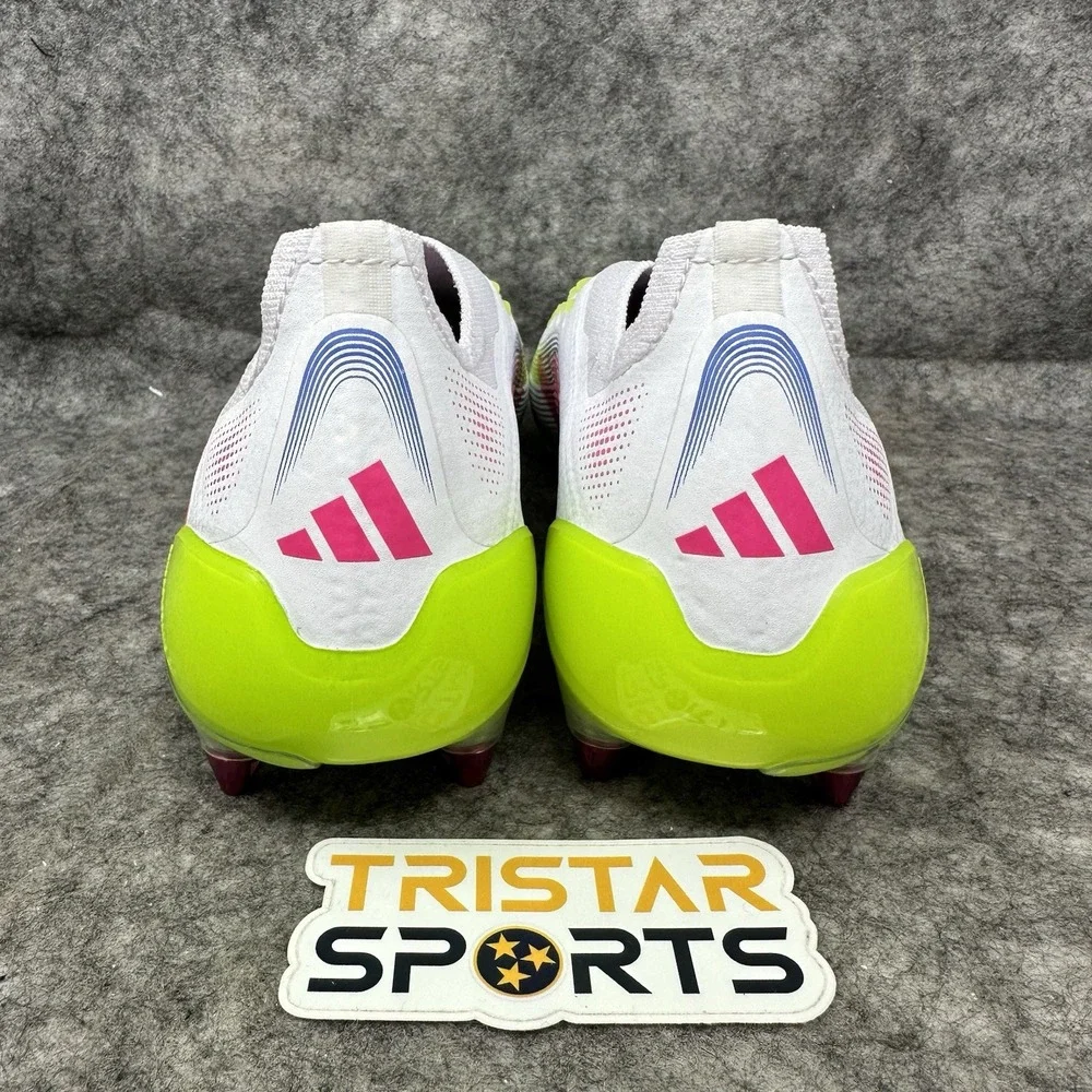 Adidas Predator Elite LL SG Soccer Cleats Mens 11.5 White Pink Celestial Victory